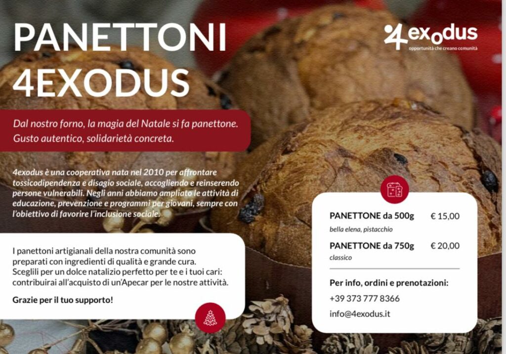 Tu compri il panettone noi compriamo l’apecar elettrica nuova