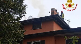 Laveno Mombello: incendio in un appartamento