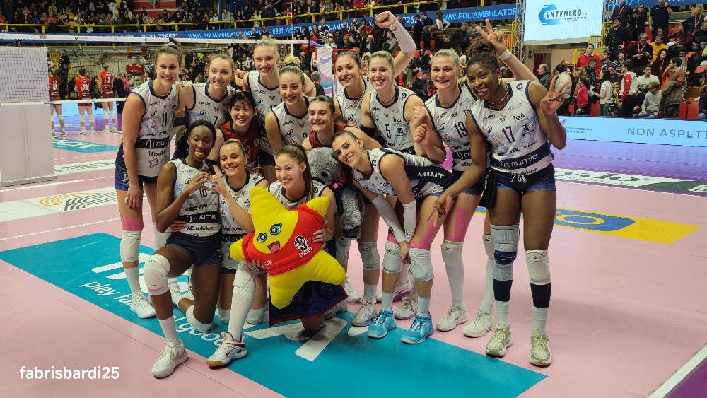 Bella partita della Eurotek Uyba, ma vince la Numia Vero Volley