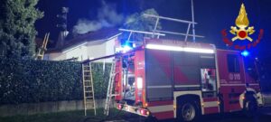 Samarate: incendio in un appartamento 