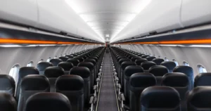 l'interno di un EasyJet