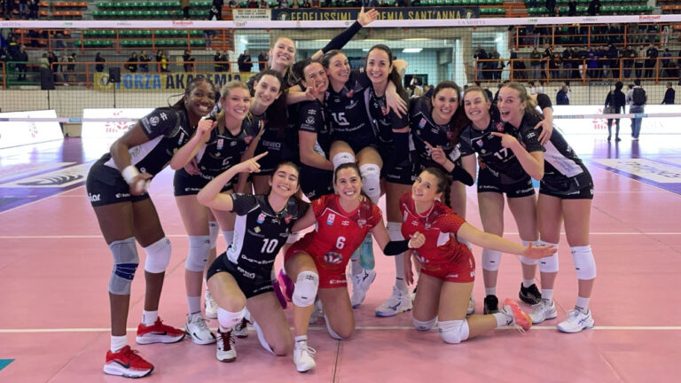 La Futura Volley ha vinto con Messina allo spareggio