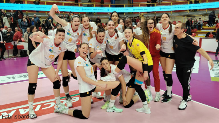 Brutta partita della Eurotek Uyba con la Roma alla e-work arena