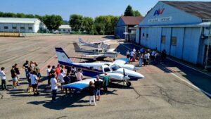 l'Aero Club Varese durante un Open Day