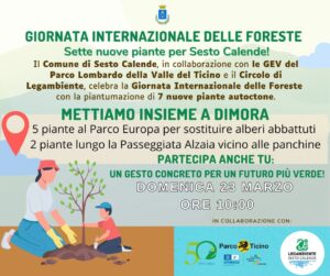 Sesto Calende: giornata internazionale delle foreste 