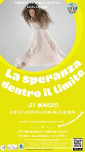 Simona Atzori porta “La Speranza dentro il Limite” al Censad di Sesto Calende-Locandina