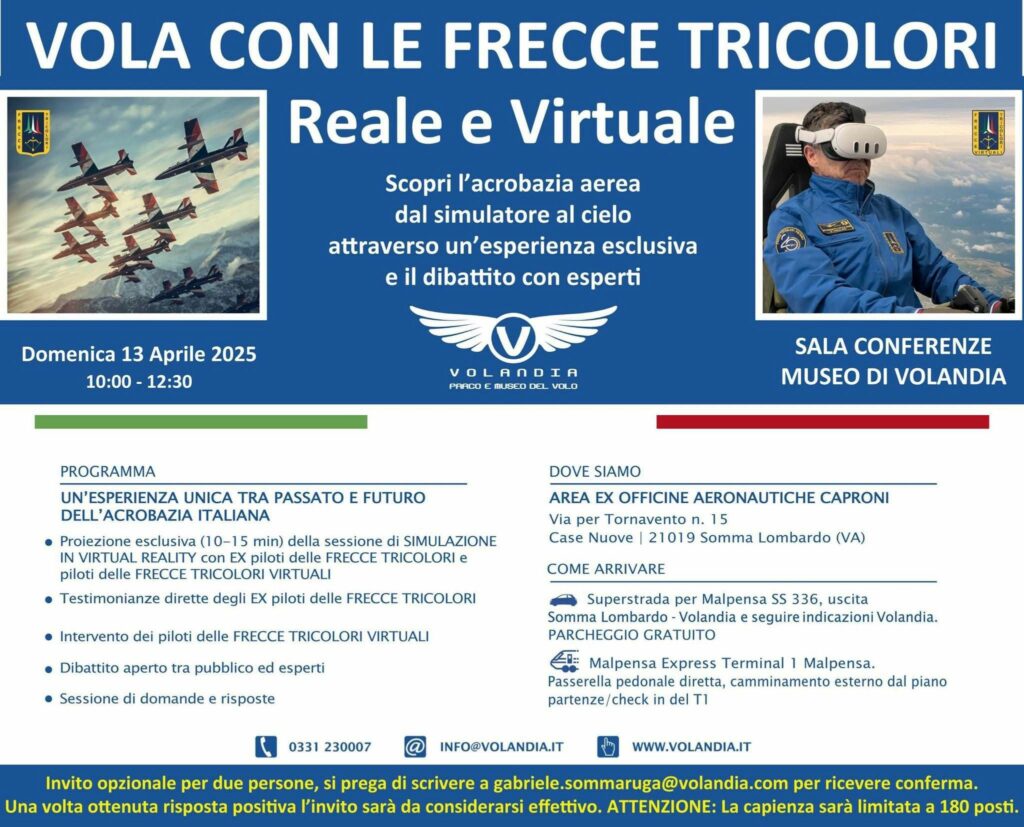 Vola con le Frecce Tricolori