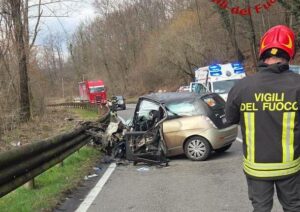 Incidente stradale in Valganna 