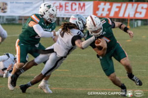 Prima sconfitta stagionale per i Frogs Legnano