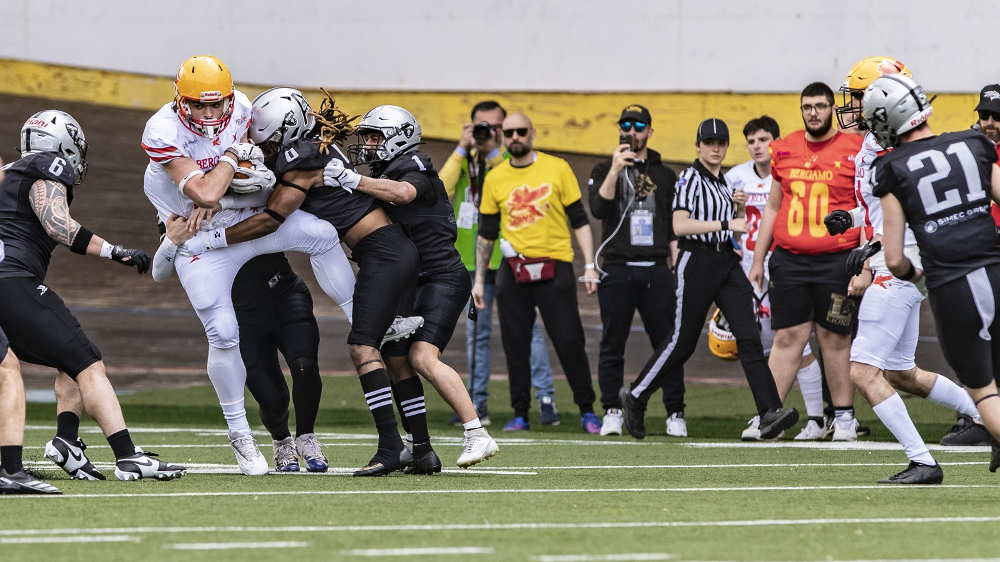 Sesta vittoria per i Frogs contro i Lions Bergamo