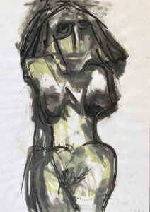 Università Insubria Giancarlo Sangregorio 3.Giancarlo Sangregorio, Figura femminile, 2006, tempera e acrilico su carta.
Sesto Calende, Fondazione Sangregorio Giancarlo.
© Fondazione Sangregorio
