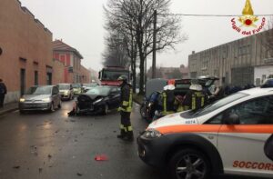 Busto Arsizio: incidente stradale