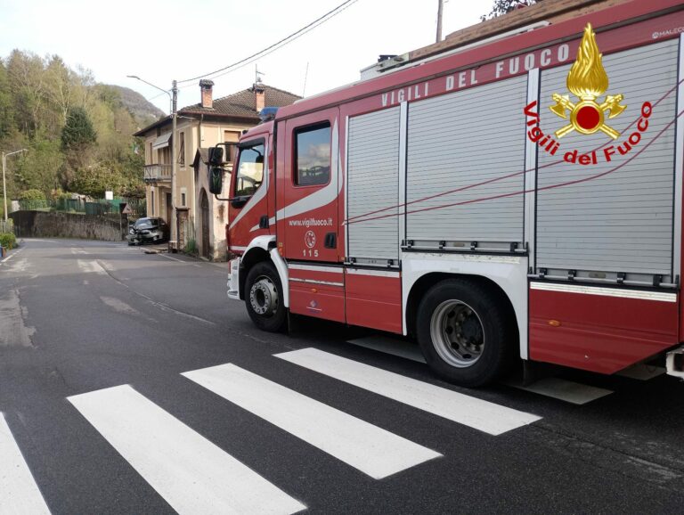 Dumenza: incidente stradale