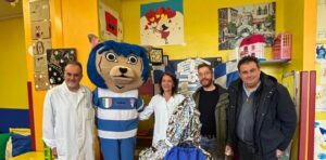 Pediatria Busto Arsizio: Uovo di Pasqua donato dalla Pro Patria