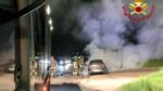 Gorla Minore: auto in fiamme