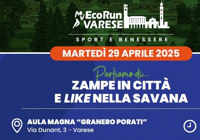  Varese, "Zampe in Città e Like nella Savana"