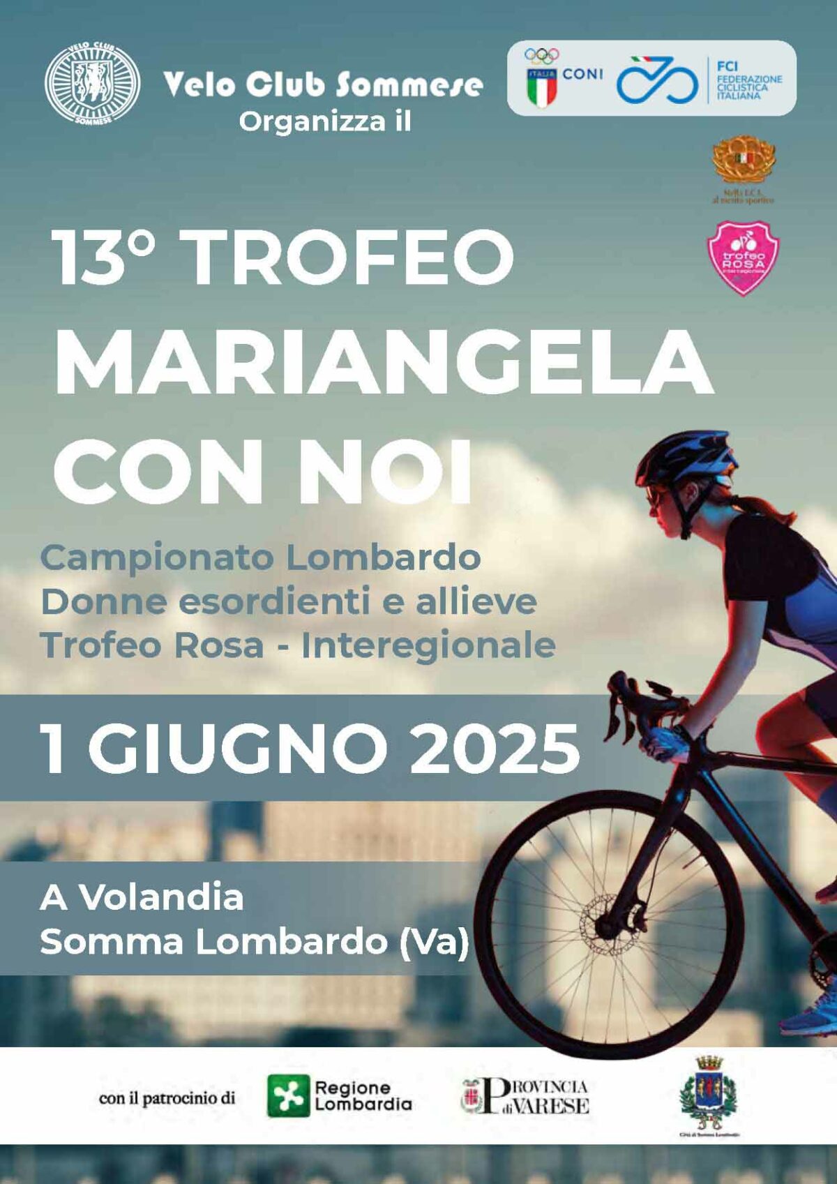 Somma Lombardo ospita il 13° Trofeo "Mariangela con noi"