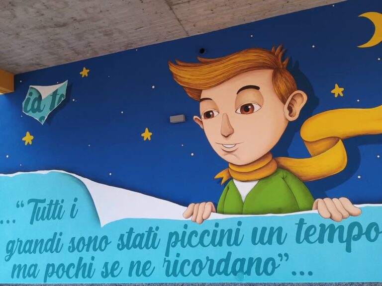 Ferno: Murales sulla Scuola "Monsignor Bonetta"