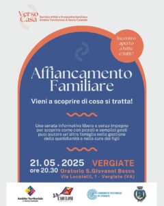 Vergiate: serata informativa Affiancamento Familiare