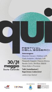 Locandina Sesto Calende, Qui Festival dell'Esserci