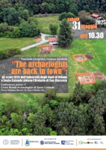 Locandina Sesto Calende, "The archeologists are the back in Town"