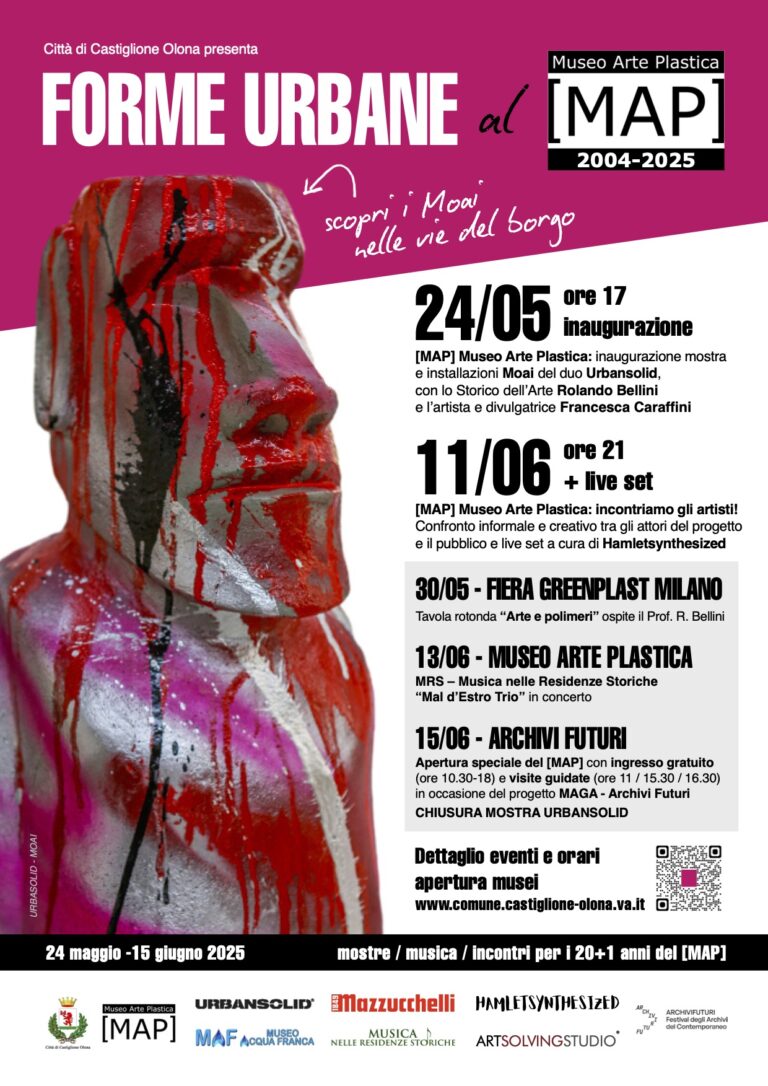 "Forme Urbane" al MAP di Castiglione Olona: 21 anni di arte, plastica e territorio
