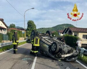 Cunardo: incidente stradale