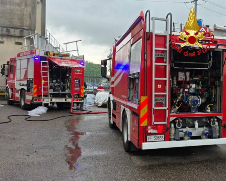 Gallarate: incendio
