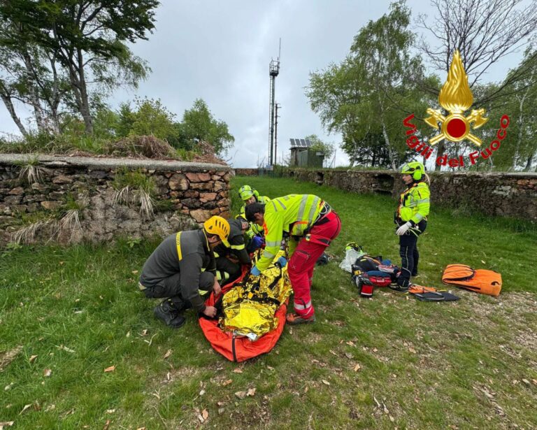 Monte Piambello: soccorsa una donna