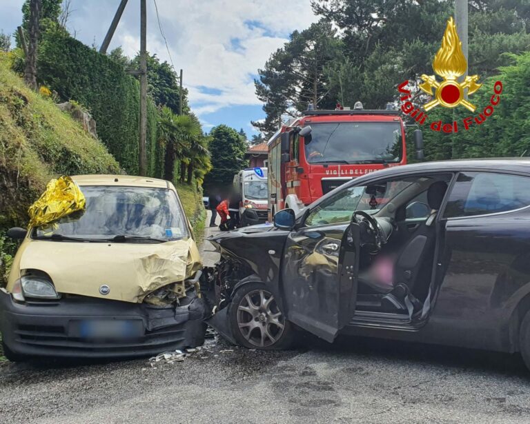 Laveno Mombello: incidente stradale