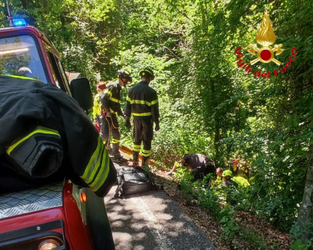 Marchirolo: incidente ciclistico