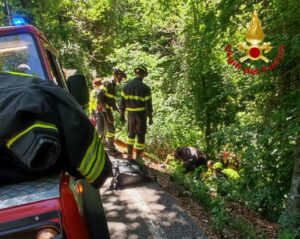 Marchirolo: incidente ciclistico