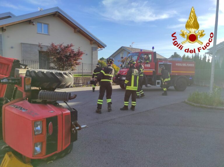 Clivio: incidente agricolo