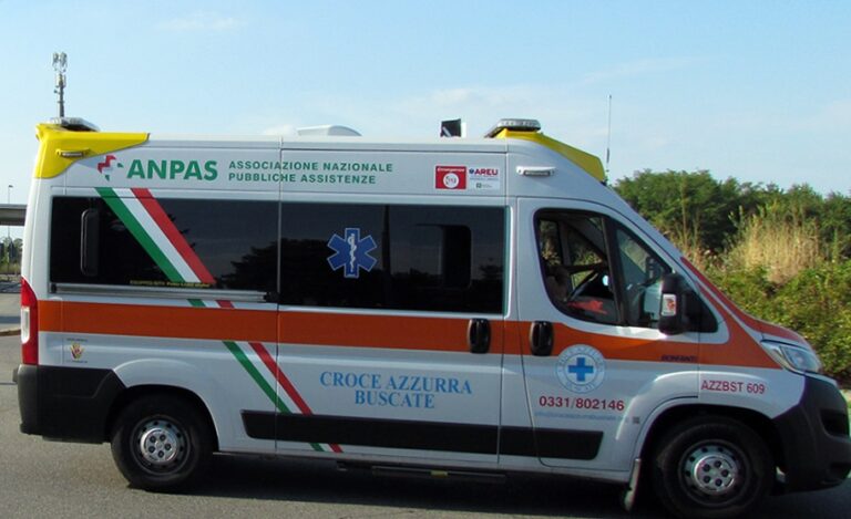 Busto Arsizio: incidente stradale