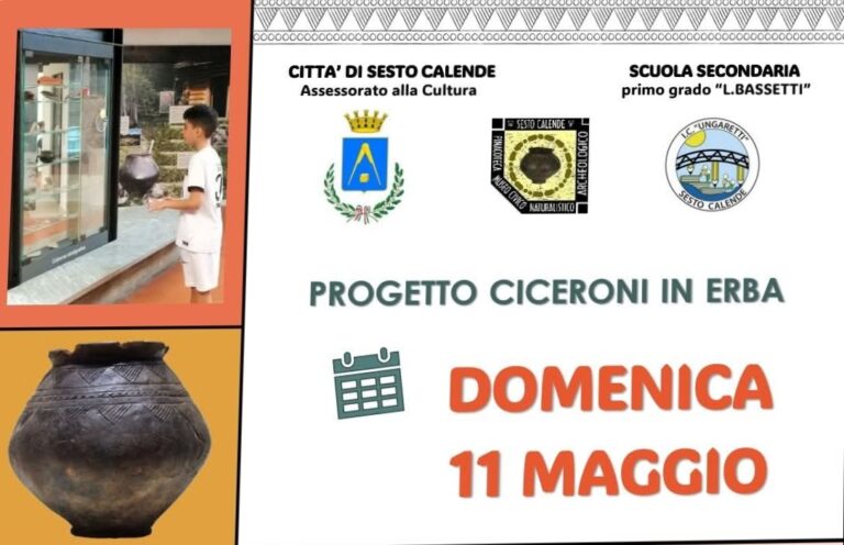 Sesto Calende: "Progetto Ciceroni in erba"