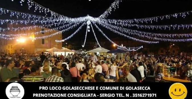 Golasecca: cena sotto le stelle