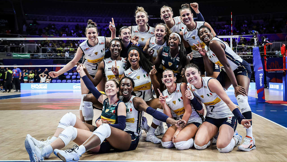 Buona la prima per la nazionale femminle di pallavolo alla VNL 2025