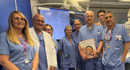 Busto avanti, ablazione delle arterie renali per ipertensione