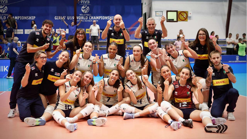 Ottavi di finale per le azzurrine della pallavolo femminile under 19 Ottavi di finale per le azzurrine della pallavolo femminile under 19
