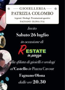 R-estate in Piazza a Fagnano Olona il 26 luglio