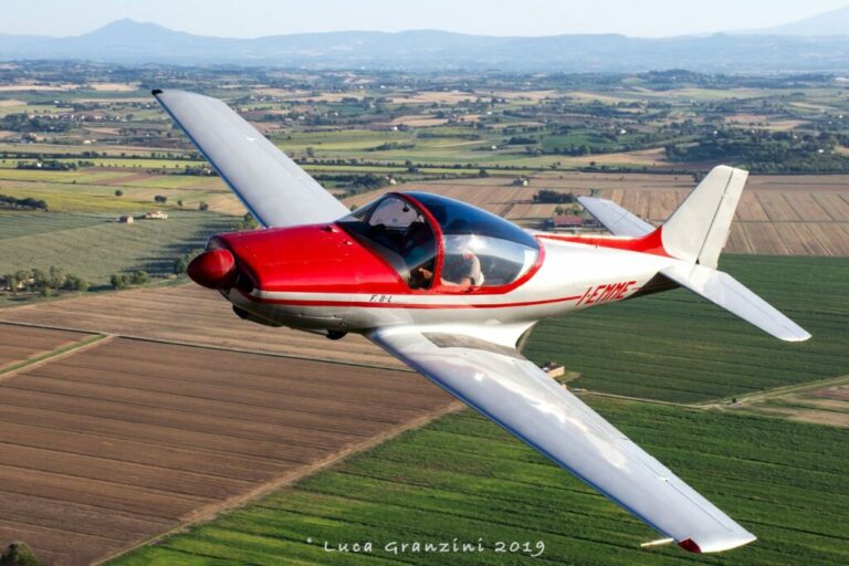 Un Falco di Stelio Frati in volo