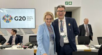 Il Min.Giorgetti in Sud Africa, piano Mattei