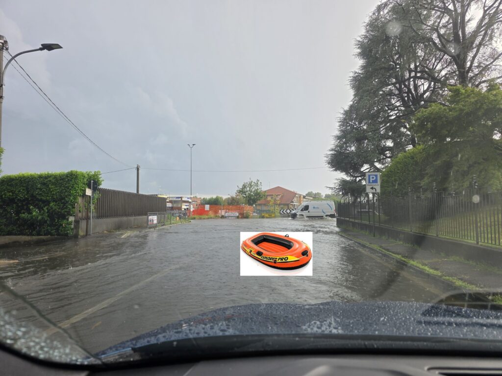 Somma, via Del Rile col canotto? Somma via del rile