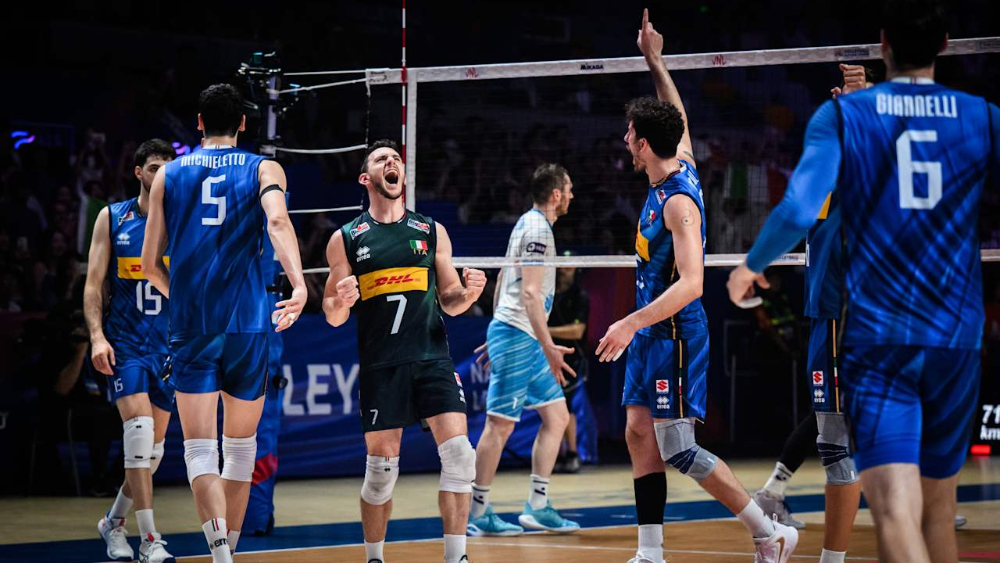 Storica finale in VNL per la nazionale maschile italiana di pallavolo