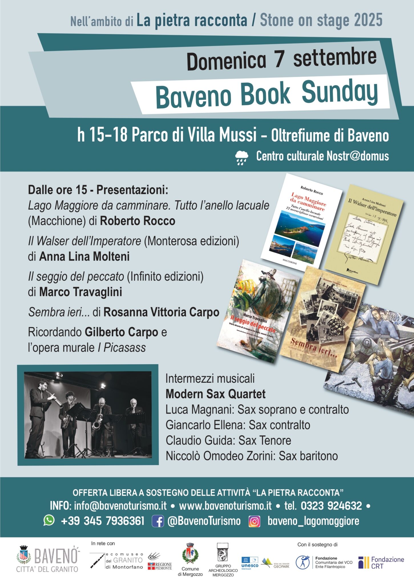Baveno Book Sunday il 7 settembre