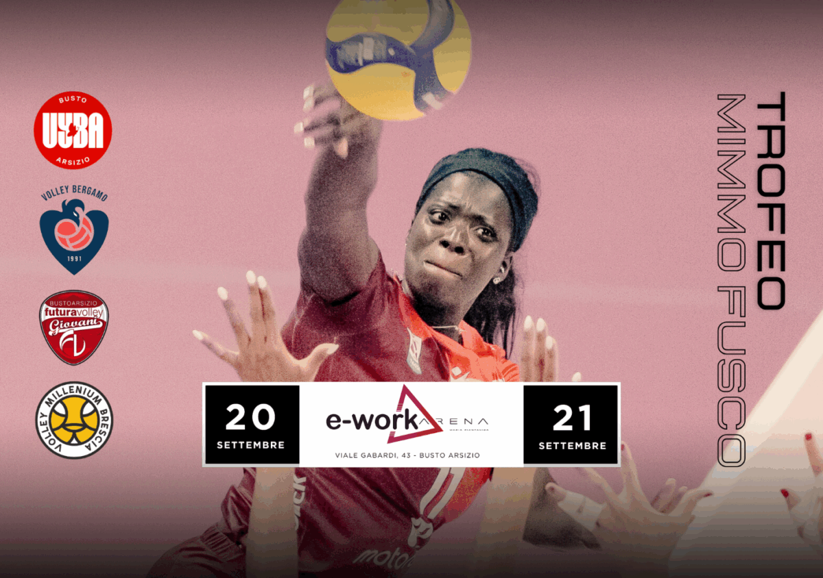 Trofeo Mimmo Fusco alla e-work arena nel fine settimana 20/21 settembre