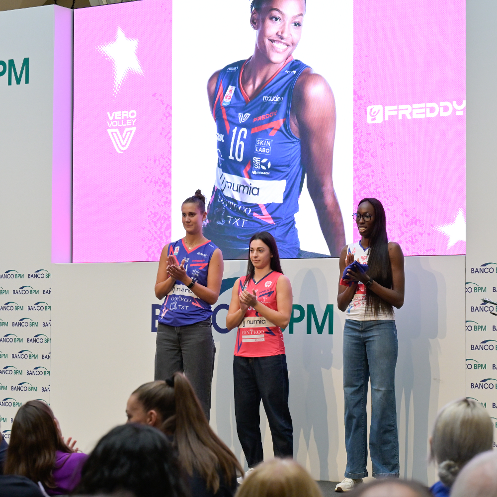 La presentazione della Numia Vero Volley 