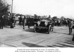 L’inaugurazione del 21 settembre 1924 della prima autostrada al mondo