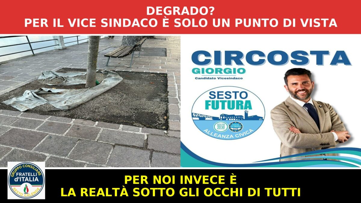 sul lungofiume l’Amministrazione nega l’evidenza