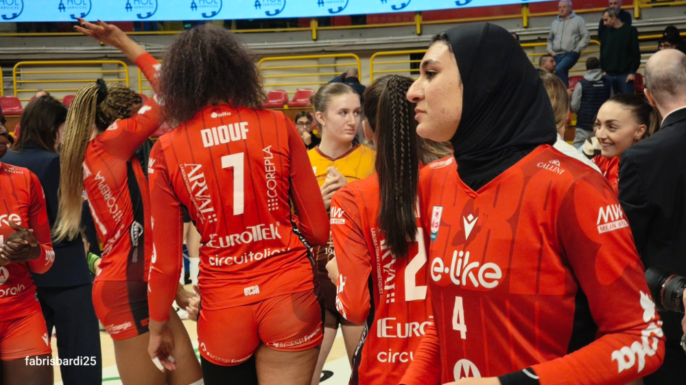 La Eurotek UYBA ha vinto 3 a 0 su Vallefoglia